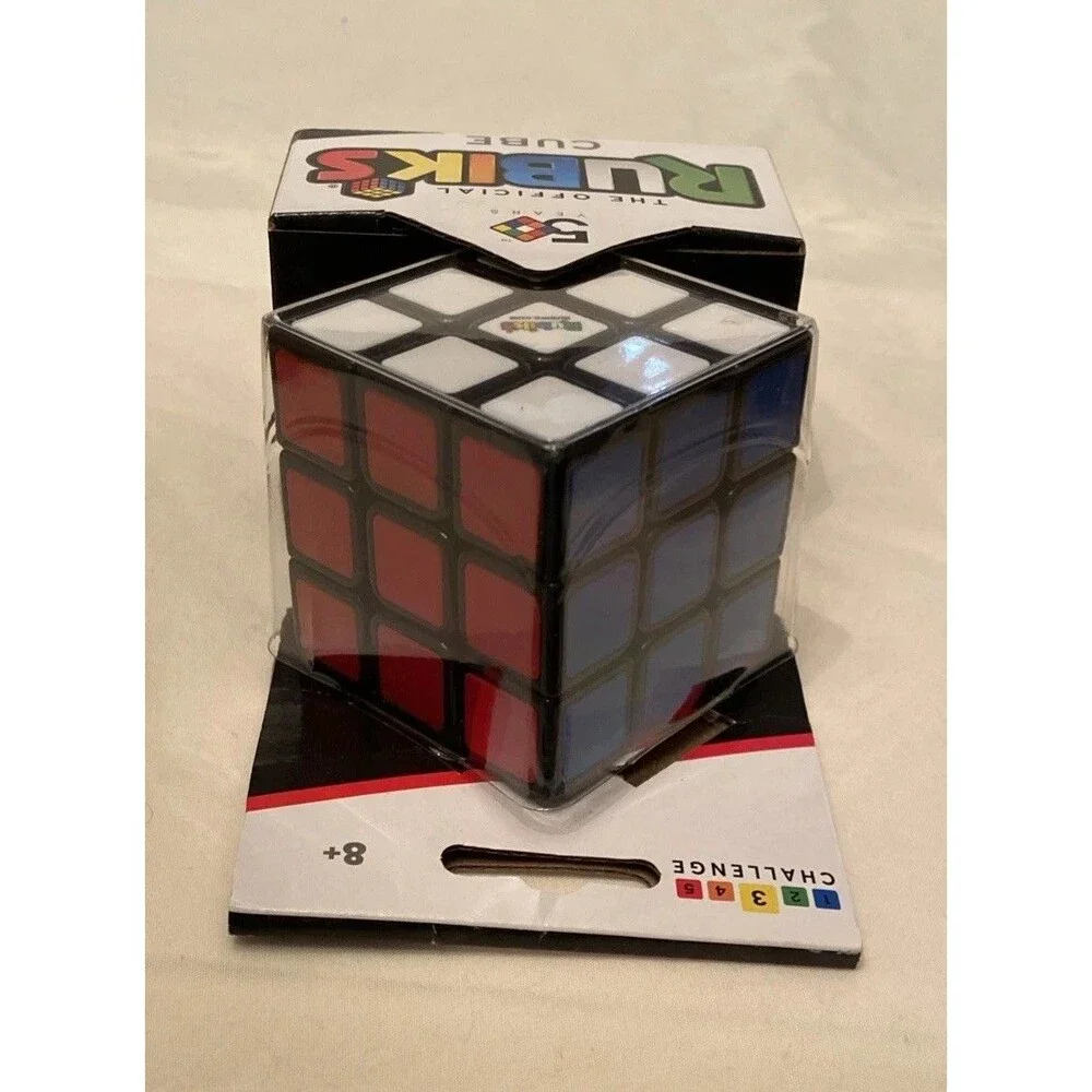 Rubik’s Cube, The Original 3x3 Brain Teaser Fidget Toy (6063964) New Sealed